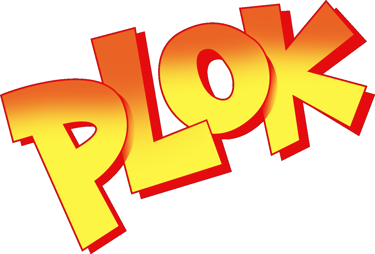Plok logo for Super Nintendo